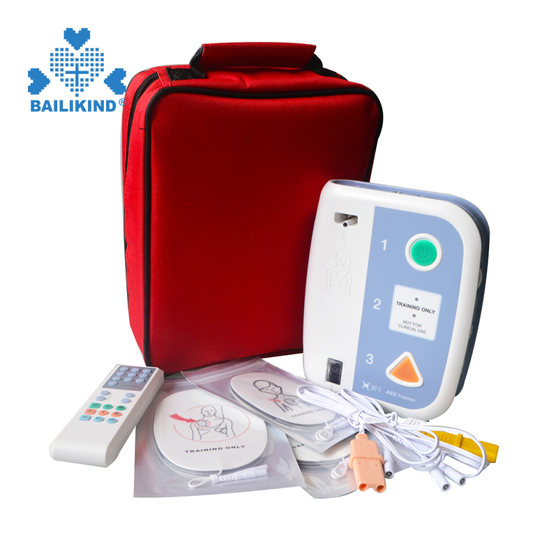 Fa'afefea ona fa'aoga le AED Trainer Automated External Defibrillator A'oa'o A'oa'oga Fesoasoani Muamua mo le CPR School Bilingual Teach Tools