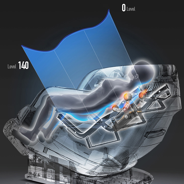 4D Massage Relaxation Finger Press Armchair ma le Fa'avevela