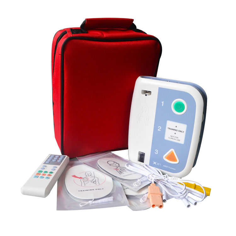 AED Trainer Automated External Defibrillator A'oa'o A'oa'oga Fesoasoani Muamua mo le A'oga CPR Gagana Lua Meafaigaluega