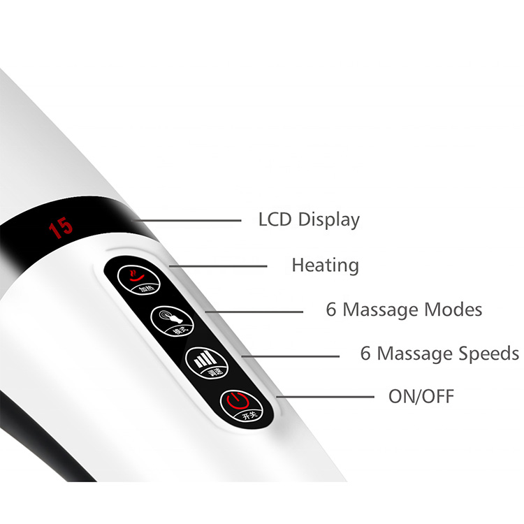 Fa'aeletise Tino Fa'ato'a Pi'i Pi'i Massager Massage Hammer Samala ma 5 Massage Ulu