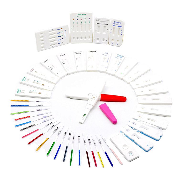 Fa'asa'o Maualuga Fa'afoma'i Su'esu'ega Antigen ma fa'amama le Antibody Malaria Igg Igm Hiv Hcg Flus Pcr A+b Swab Rapid Test Kit